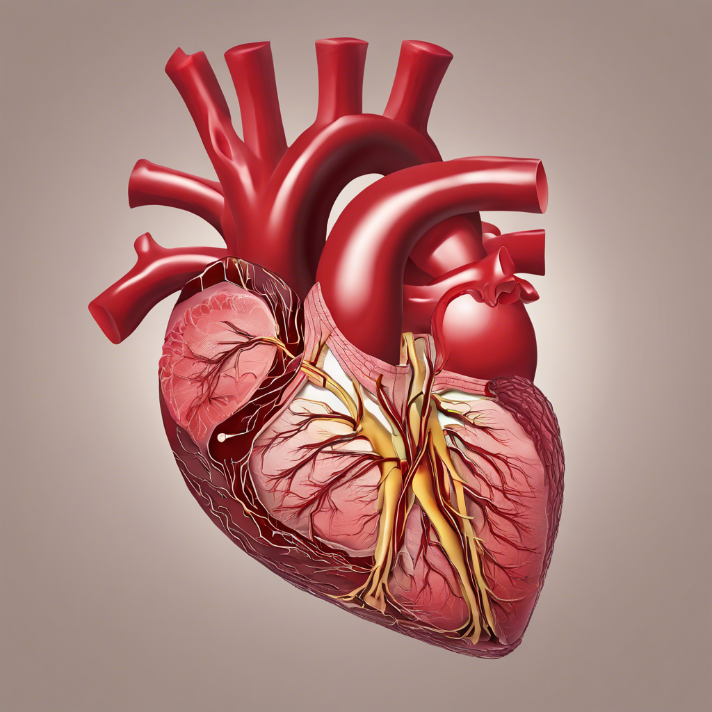 Illustration showing chronic inflammation in heart arteries